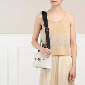 Givenchy Totes Mini G Tote Shopping Bag Canvas in fawn