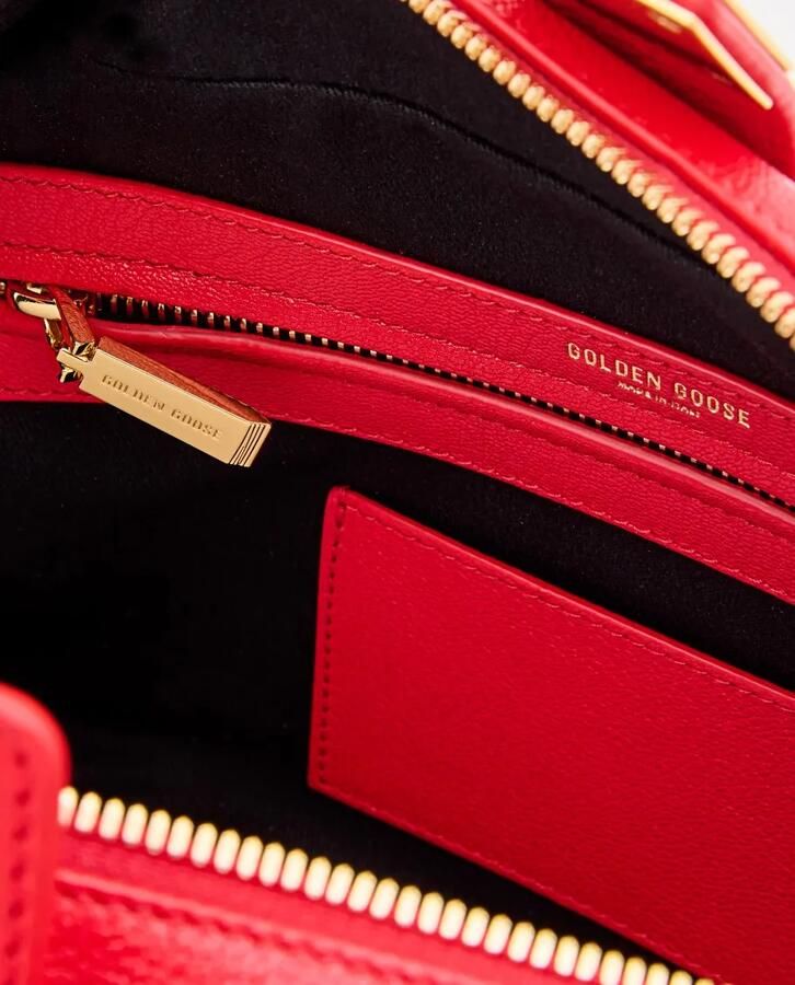 Golden Goose Hobo bags Red Leather Handbag With Detachable Strap in rood
