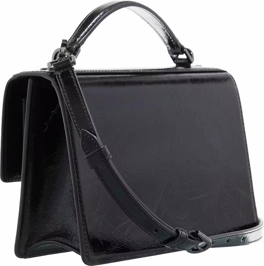 Golden Goose Glanzende Golvende Leren Venezia Tas Black Dames - Foto 3