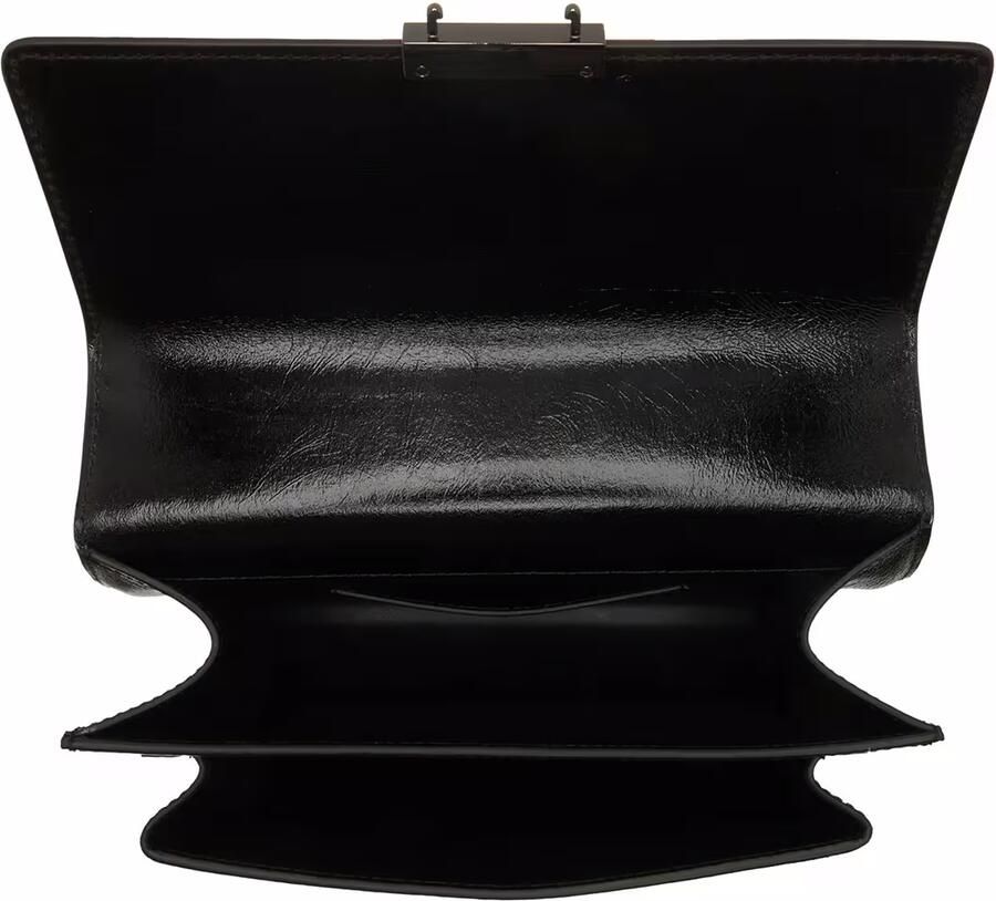 Golden Goose Glanzende Golvende Leren Venezia Tas Black Dames - Foto 4