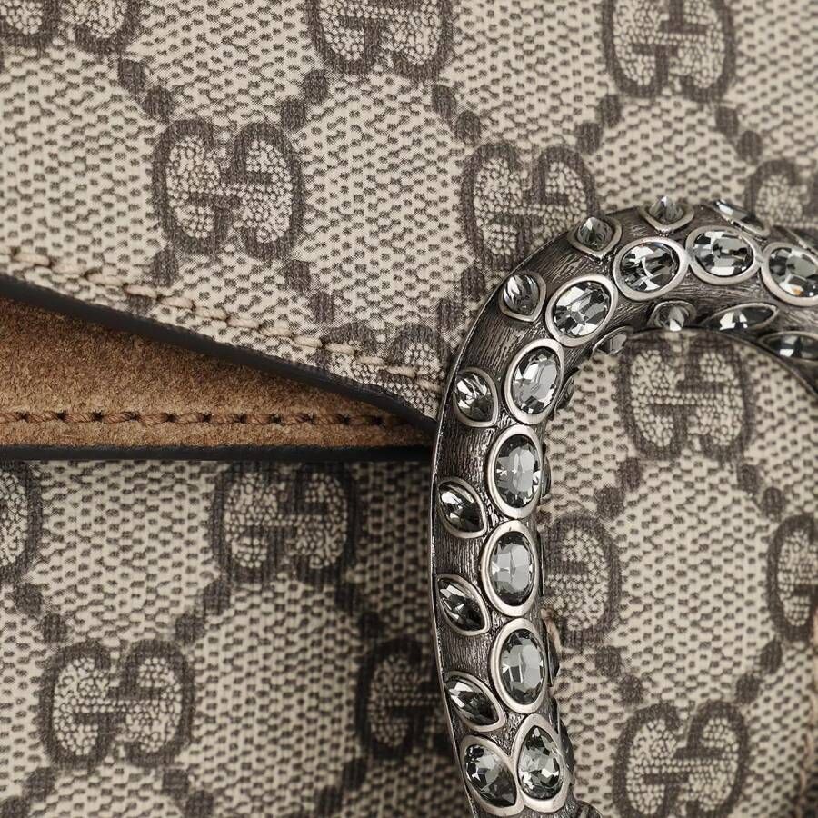 Gucci Crossbody bags Dionysus Small Shoulder Bag GG Supreme in bruin