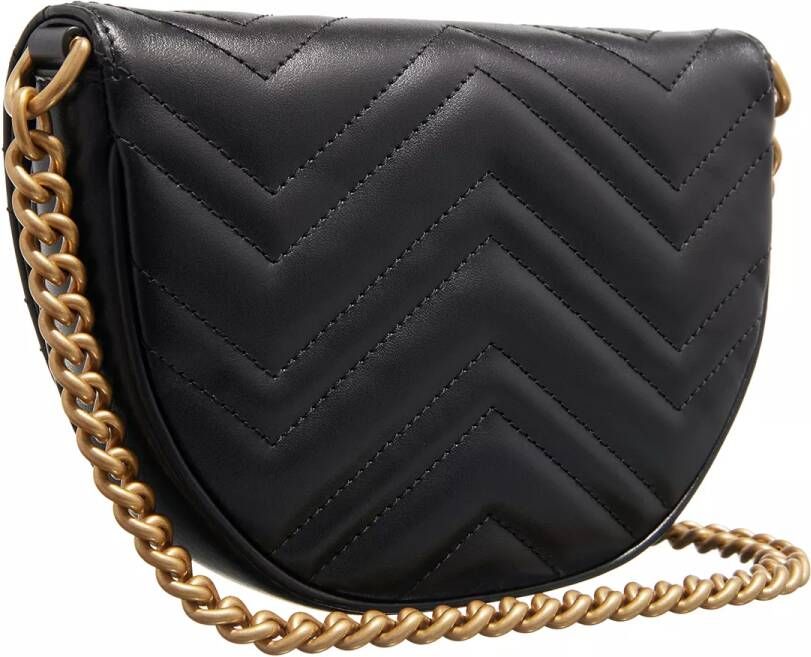 Gucci Crossbody bags GG Marmont Mini Bag Matelassé Leather in zwart