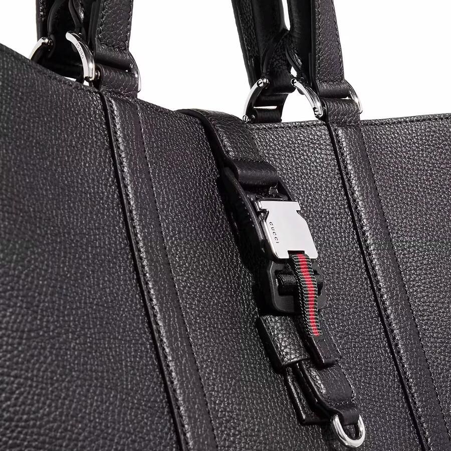 Gucci Shoppers & Totes Large Tote Bag With Web in zwart