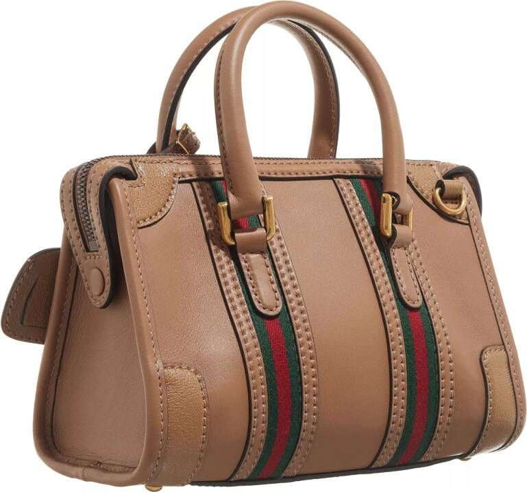 Gucci Satchels Bauletto Mini Top Handle Bag in beige