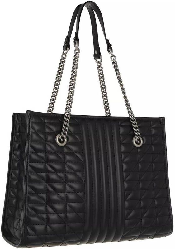Gucci Shoppers Medium GG Marmont Shopper Leather in zwart