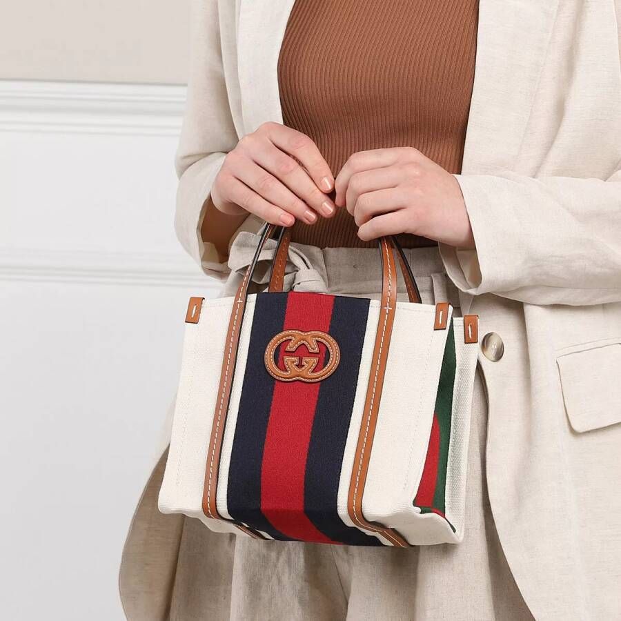 Gucci Totes Mini Interlocking G Tote Bag in crème