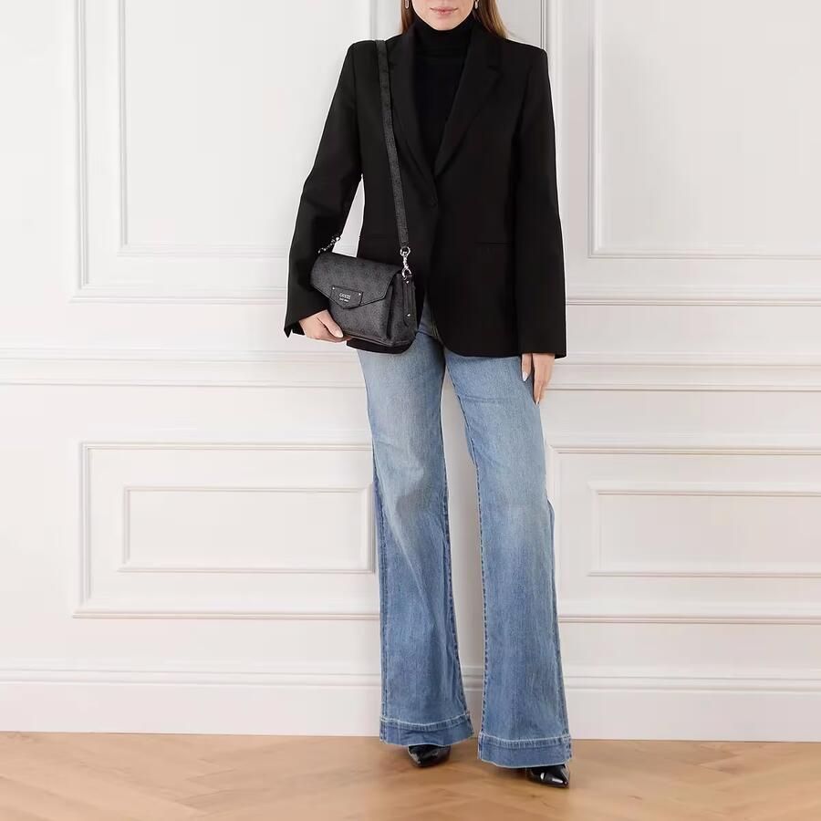 Guess Grijze Polyurethaan Handtas Dames Tassencollectie Gray Dames - Foto 3