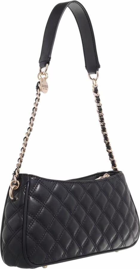 Guess Elegante zwarte schoudertas met gouden details Black Dames - Foto 2