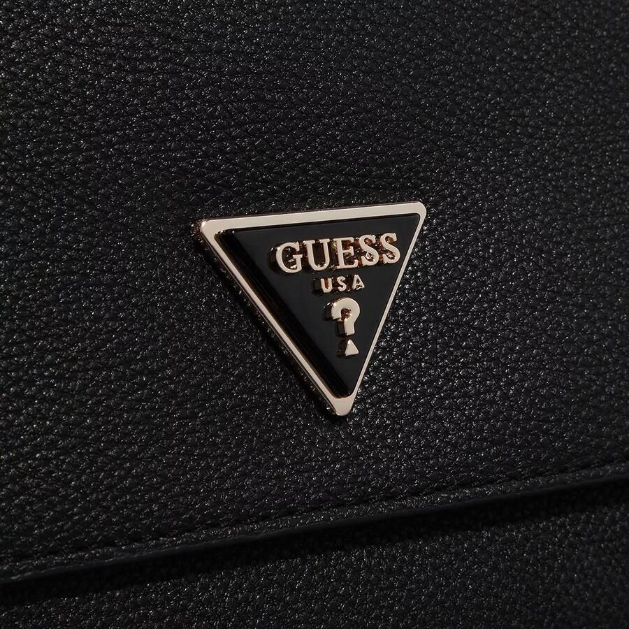 Guess Emiliya Zwarte Schoudertas Stijlvol en Duurzaam Black Dames