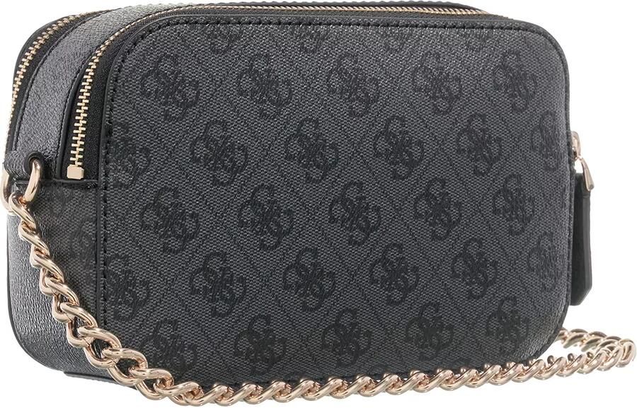 Guess Grijze Bedrukte Schoudertas met Ritssluiting Gray Dames - Foto 3