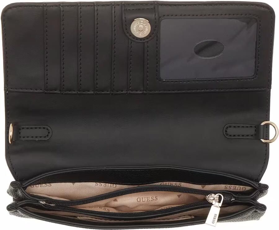 Guess Crossbody bags Noelle Xbody Flap Organizer in donkergrijs - Foto 3