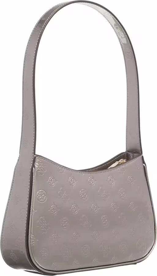 Guess Hobo bags Arnela Top Zip Shoulder Bag in zilver