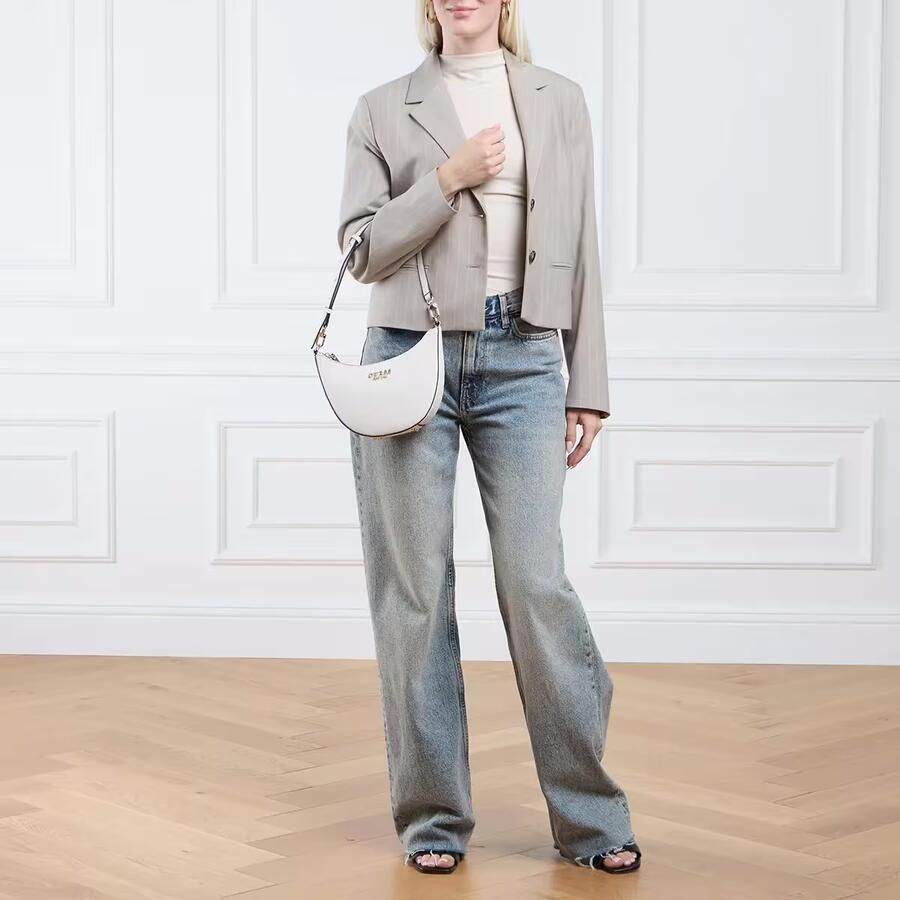 Guess Elegante Beige Handtas met Gouden Details Beige Dames