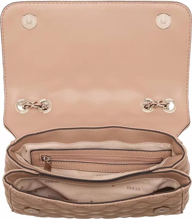 Guess Hobo bags Giully 2 Cmprtmnt Cnvrtble Flp in bruin - Foto 3