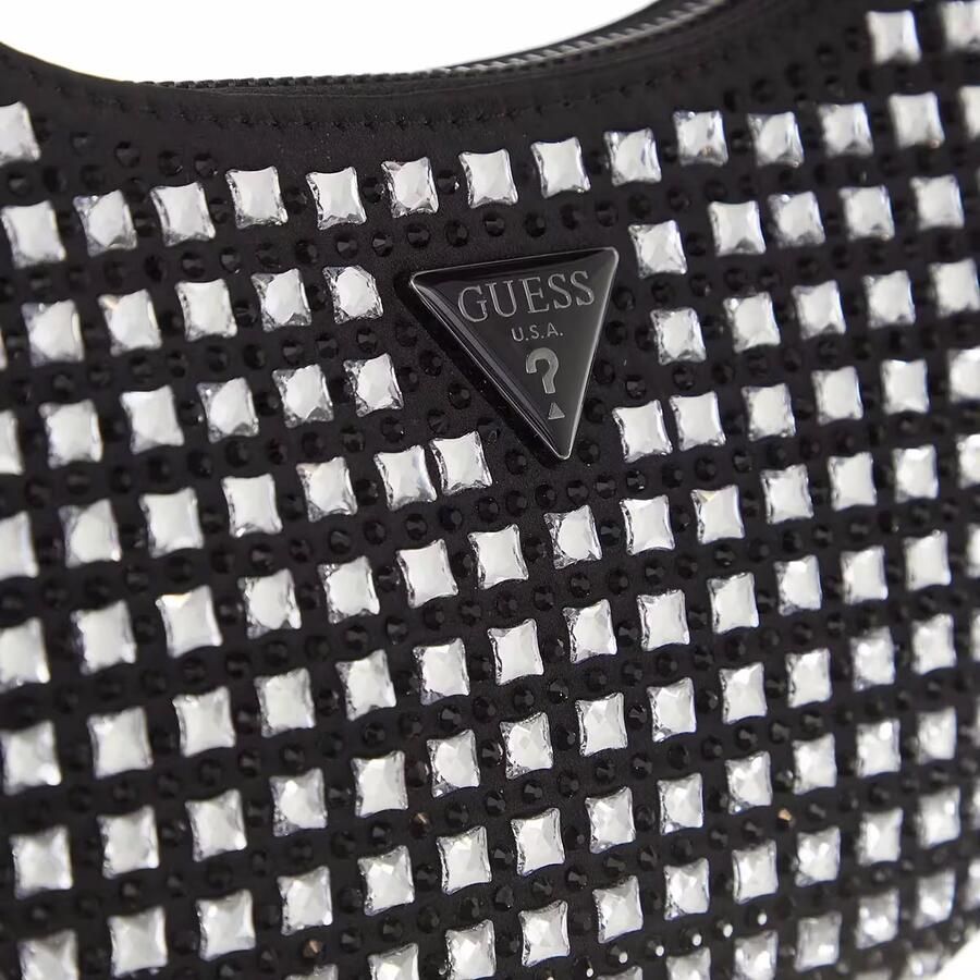 Guess Hobo bags Lua Small Hobo in zwart