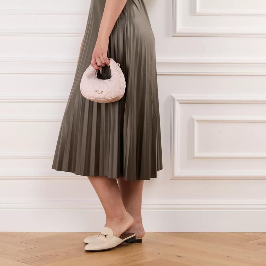 Guess Hobo bags Marieke Mini Hobo in poeder roze