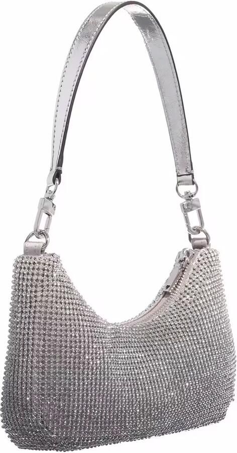 Guess Hobo bags Zalina Mini Top Zip Shldr Bag in grijs