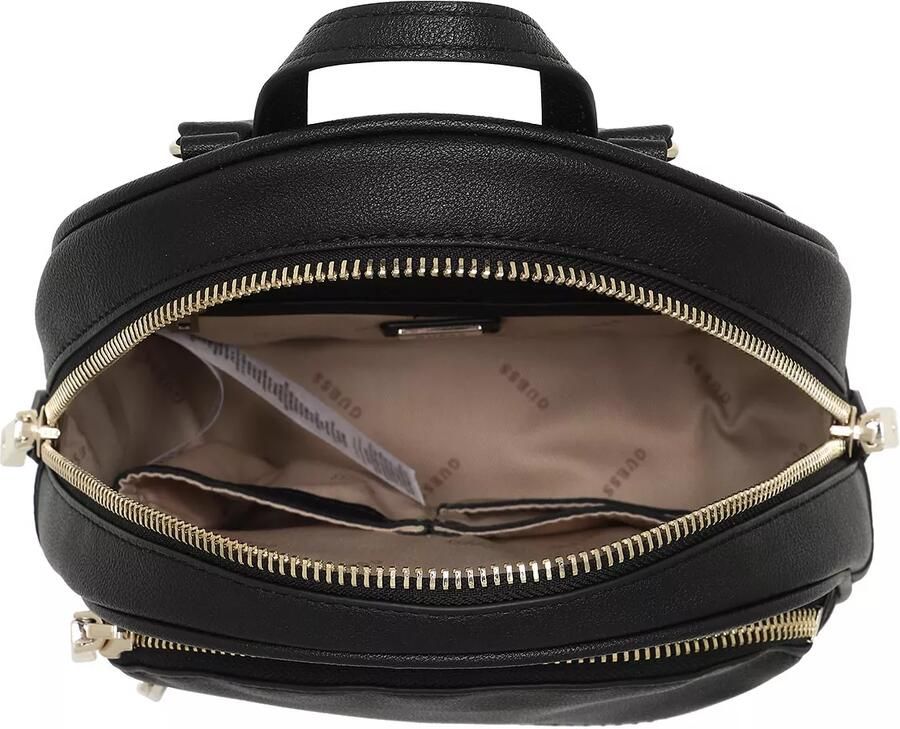 Guess Zwarte Manhattan Rugzak met Verstelbare Banden Black Dames