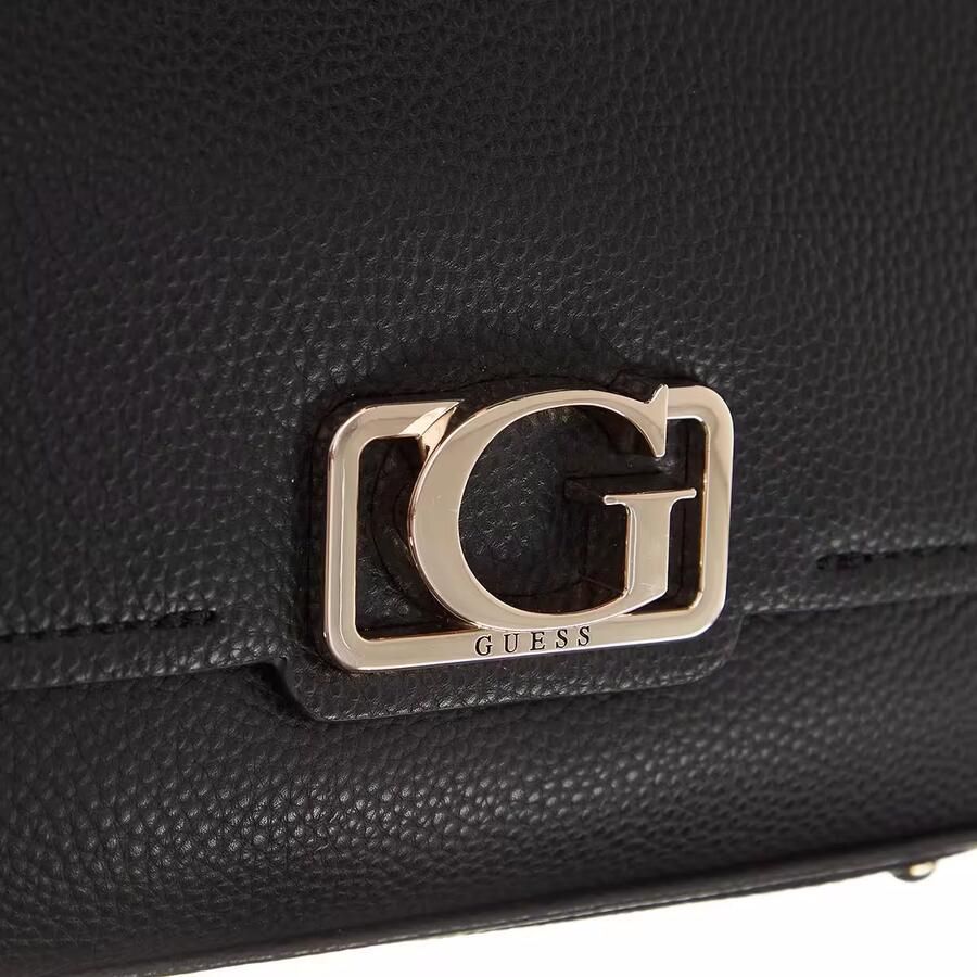 Guess Zwarte Handtas met Automatische Sluiting en Zakken Black Dames - Foto 4