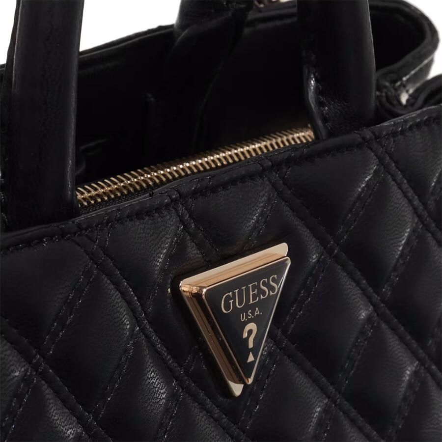 Guess Handtas met doorgestikte naden model 'GIULLY GFRIEND'