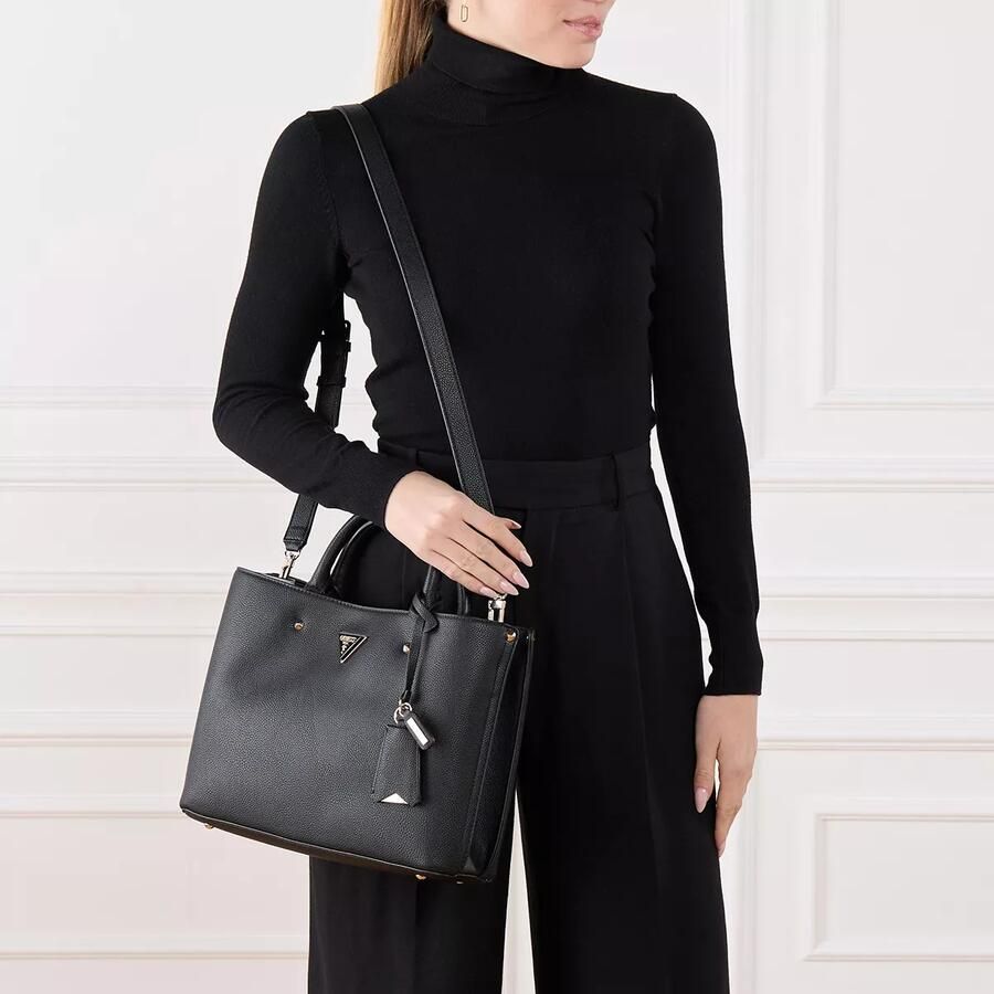 Guess Zwarte Handtas Meridian Girlfriend Black Dames - Foto 4