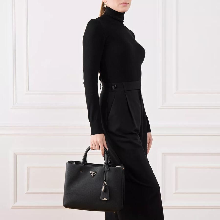 Guess Zwarte Handtas Meridian Girlfriend Black Dames - Foto 2