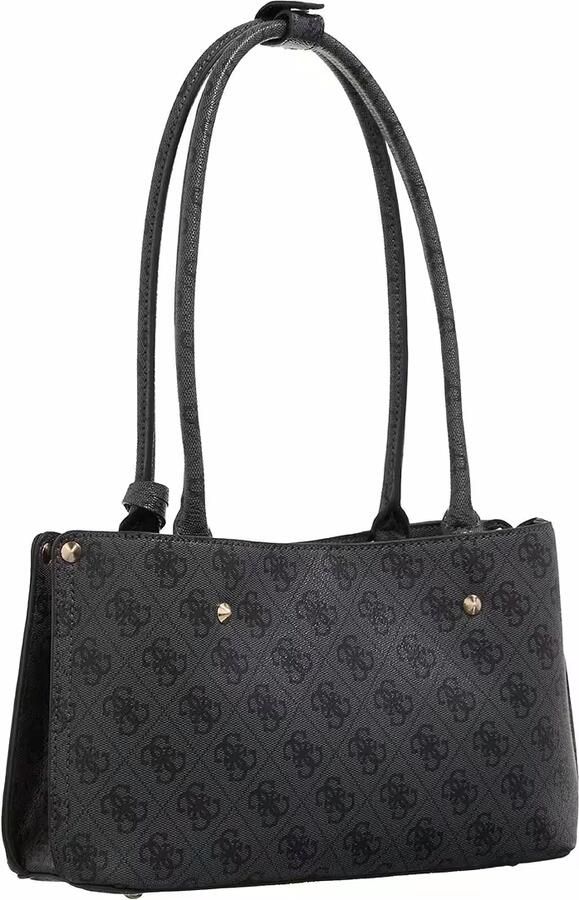 Guess Satchels Meridian Shoulder Satchel in donkergrijs - Foto 3