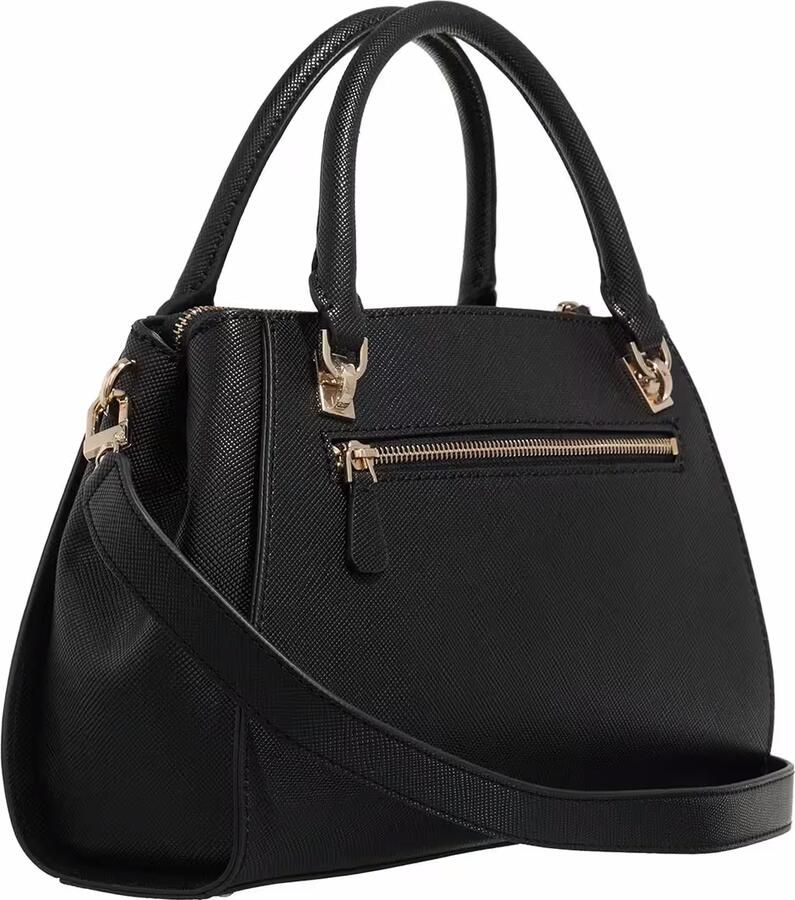 Guess Zwarte Schoudertas Handtas met Rits Black Dames