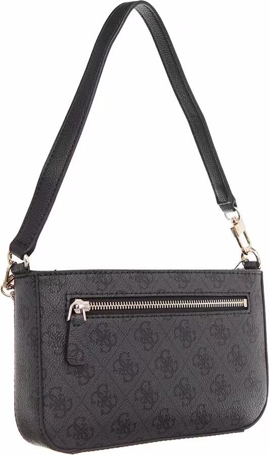 Guess Satchels Noelle Mini Top Zip Shoulder in donkergrijs - Foto 3