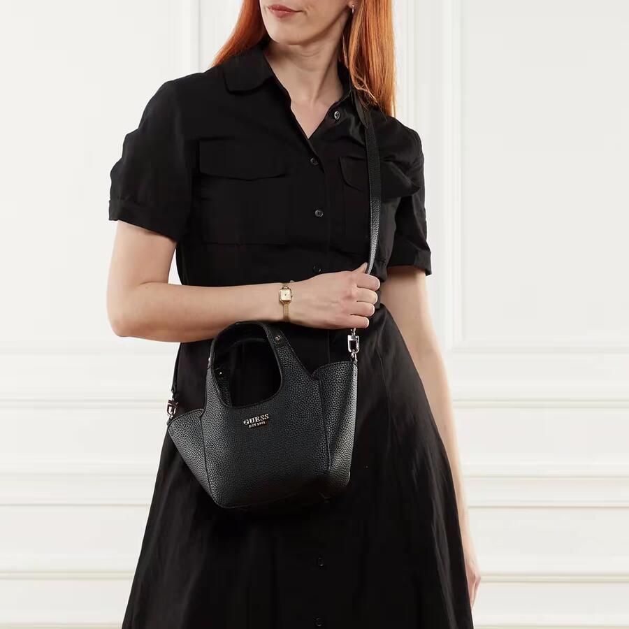 Guess Kleine tassen voor vrouwen Lente Zomer collectie Black Dames - Foto 7