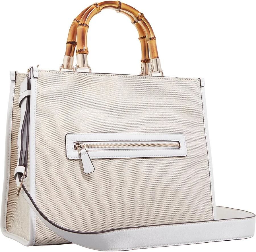 Guess Shoppers & Totes Kerima Bamboo 2 Cmprtmnt Tote in beige