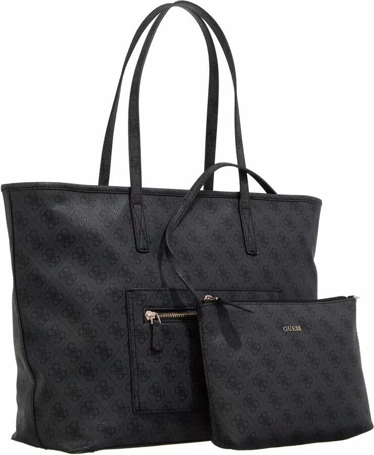Guess Chique Zwarte Schoudertas Power Play Black Dames