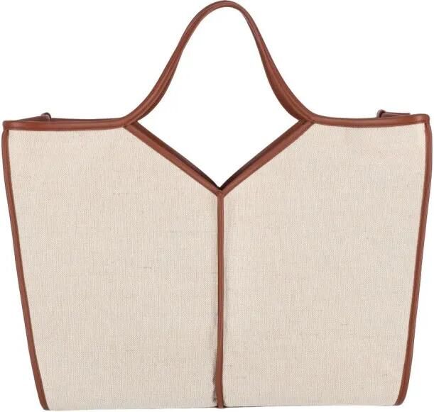 Hereu Shoppers & Totes "Calella Squared" Tote Bag in bruin