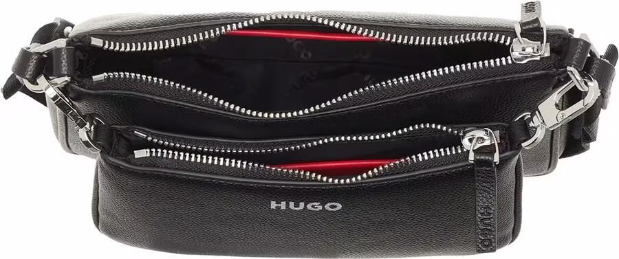 HUGO Schoudertas met labelapplicatie model 'Bel Multi' - Foto 3