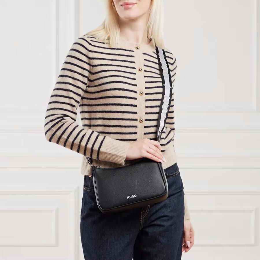 HUGO Schoudertas met labelapplicatie model 'Bel Multi'