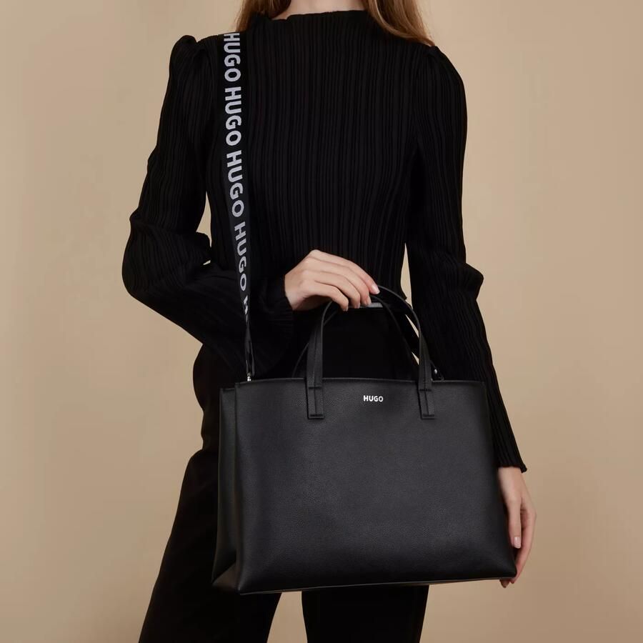 HUGO Shoppers & Totes Bel Tote W.L. in zwart - Foto 4