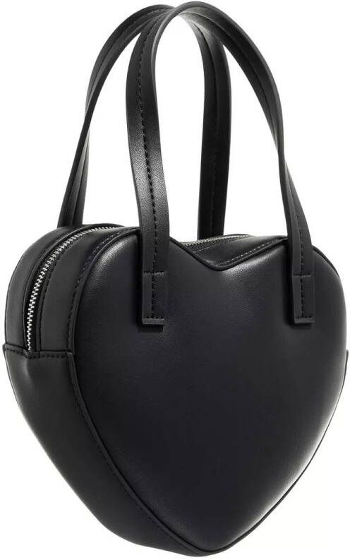 HUGO Pochettes Love Heart Bag-L 10247931 01 in zwart