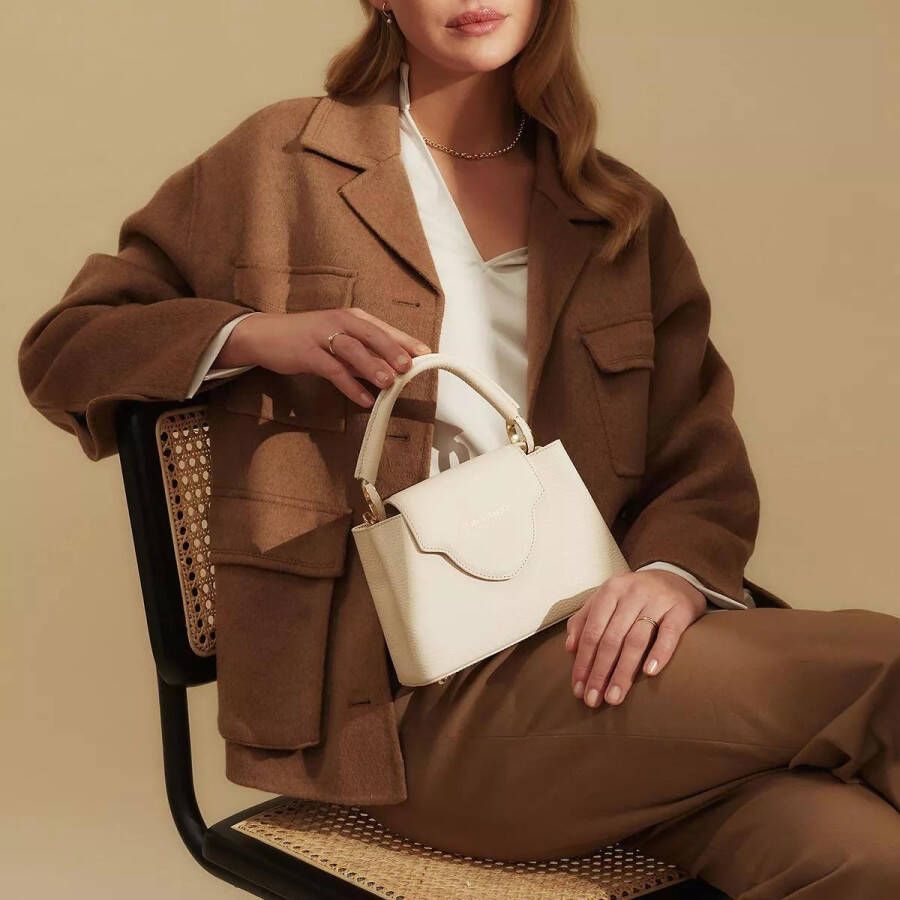 Isabel Bernard Crossbody bags Femme Forte Zola calfskin leather handbag in fawn