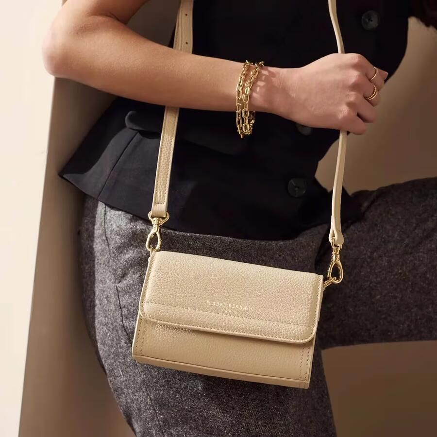 Isabel Bernard Crossbody bags Femme Forte Kim me Umhängetasche in crème