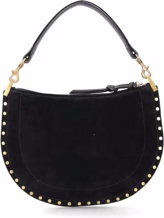 Isabel marant Hobo bags "Oksan Soft" Shoulder Bag – Black in zwart