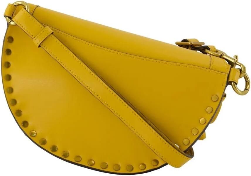 Isabel marant Hobo bags Skano Gz Shoulder Bag Leather Yellow in geel