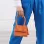Jacquemus Crossbody bags Le Chiquito Moyen Handbag in oranje - Thumbnail 1