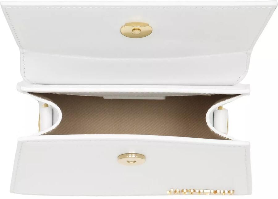 Jacquemus Satchels Le Chiquito Moyen Top Handle Bag Leather in wit - Foto 9