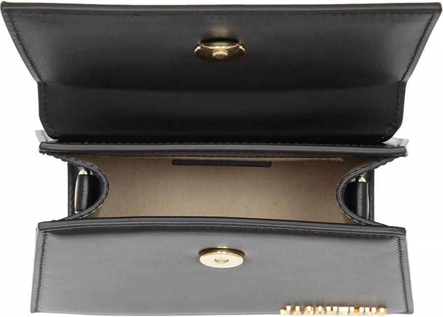Jacquemus Shoppers & Totes Le Chiquito Moyen Top Handle Bag Leather in zwart - Foto 3