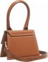 Jacquemus Shoppers & Totes Le Chiquito Top Handle Bag Leather in bruin - Thumbnail 1
