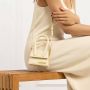 Jacquemus Totes Le Chiquito Top Handle Bag Leather in crème - Thumbnail 1