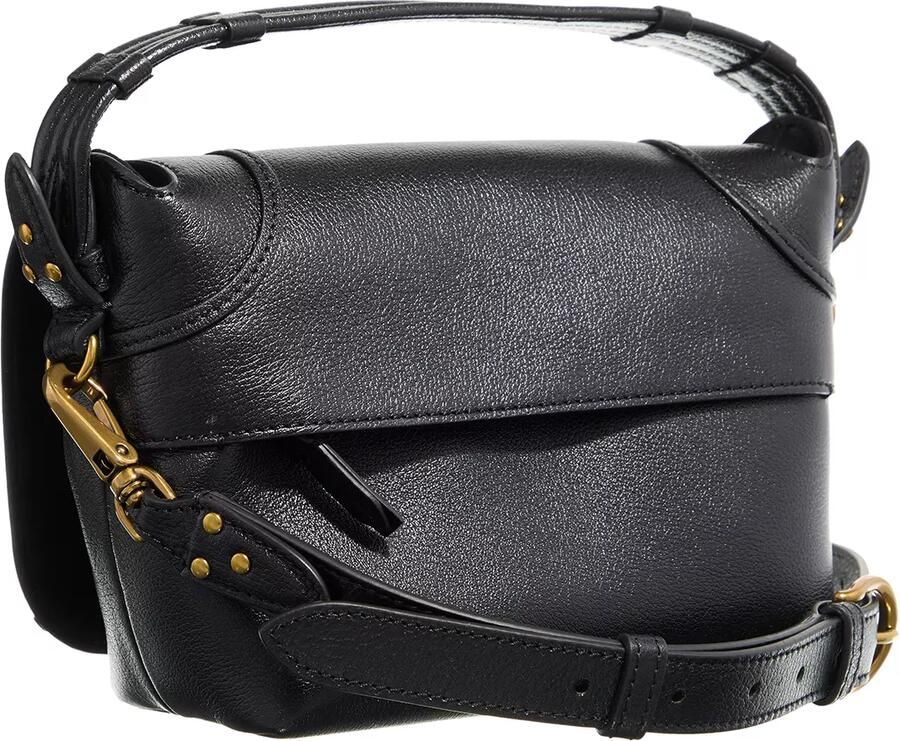 Jérôme Dreyfuss Gewatteerde leren schoudertas met elegante details Black Dames