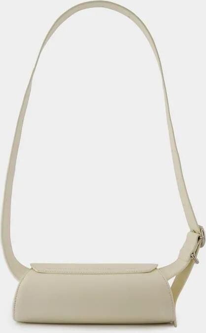 Jil Sander Hobo bags Cannolo Mini Purse Leather Eggshell in beige