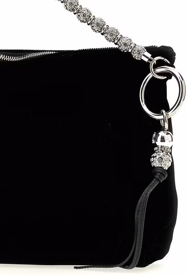Jimmy Choo Zwart Zilver Callie Clutch Tas Black Dames - Foto 5