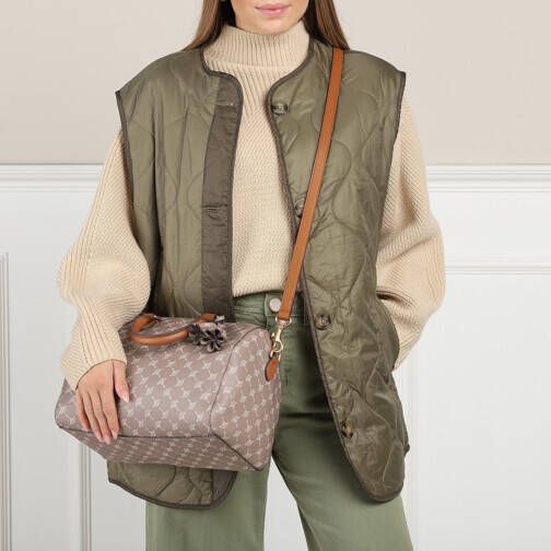 Anine Bing Shoppers & Totes Cabas Lou Monogramme Leather Beige in beige